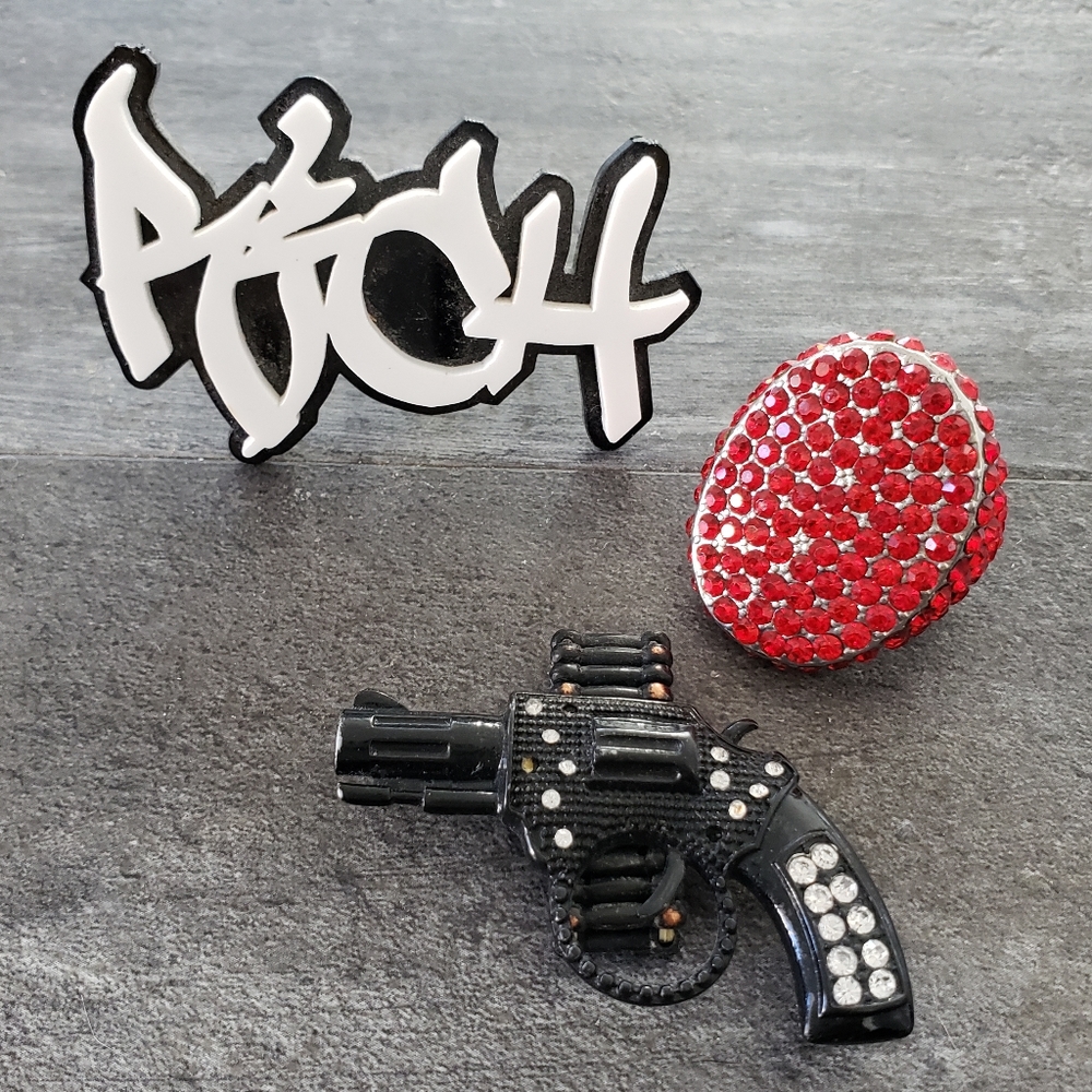 Black Rich Statement Ring Bundle
